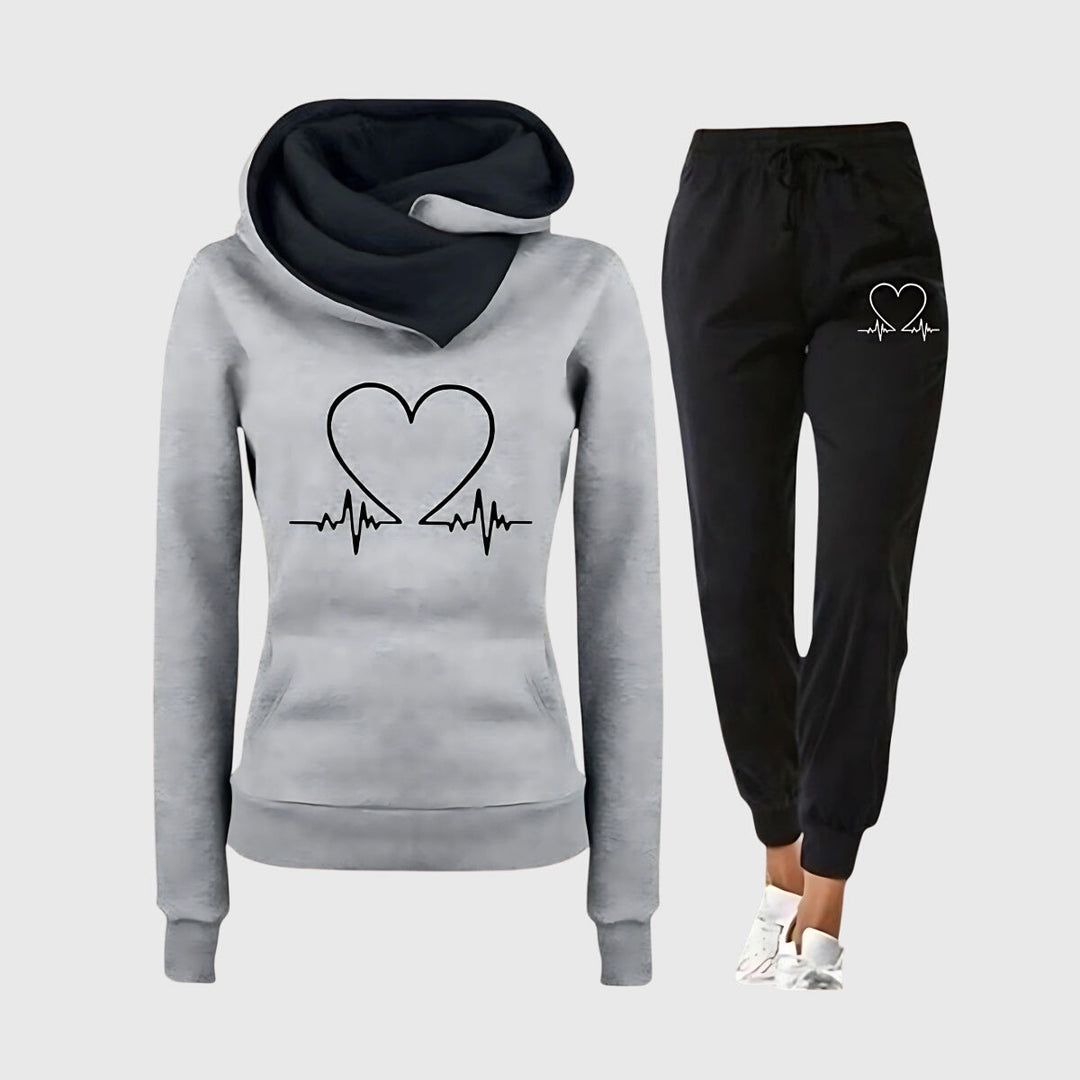 Luna | Komfortables Herz-Jogging-Set