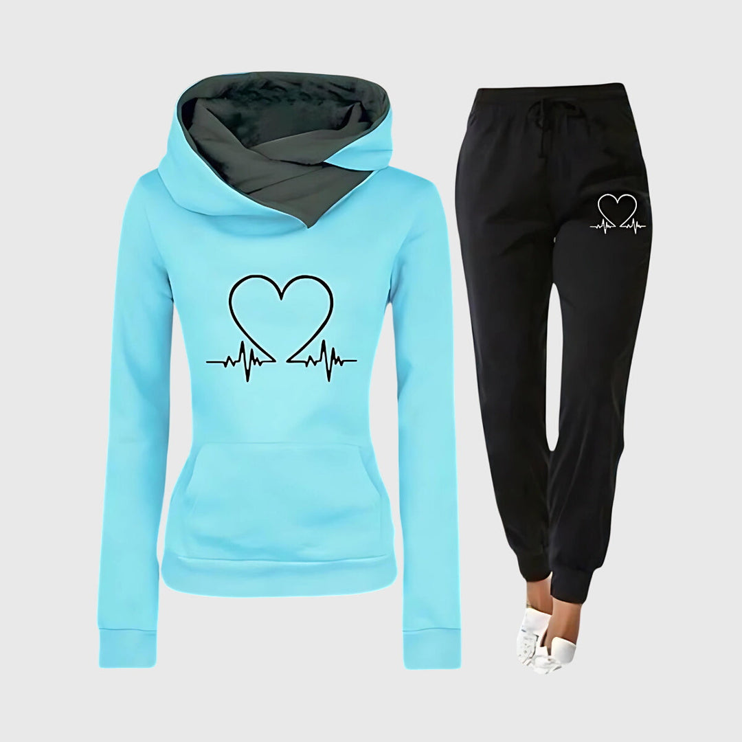 Luna | Komfortables Herz-Jogging-Set